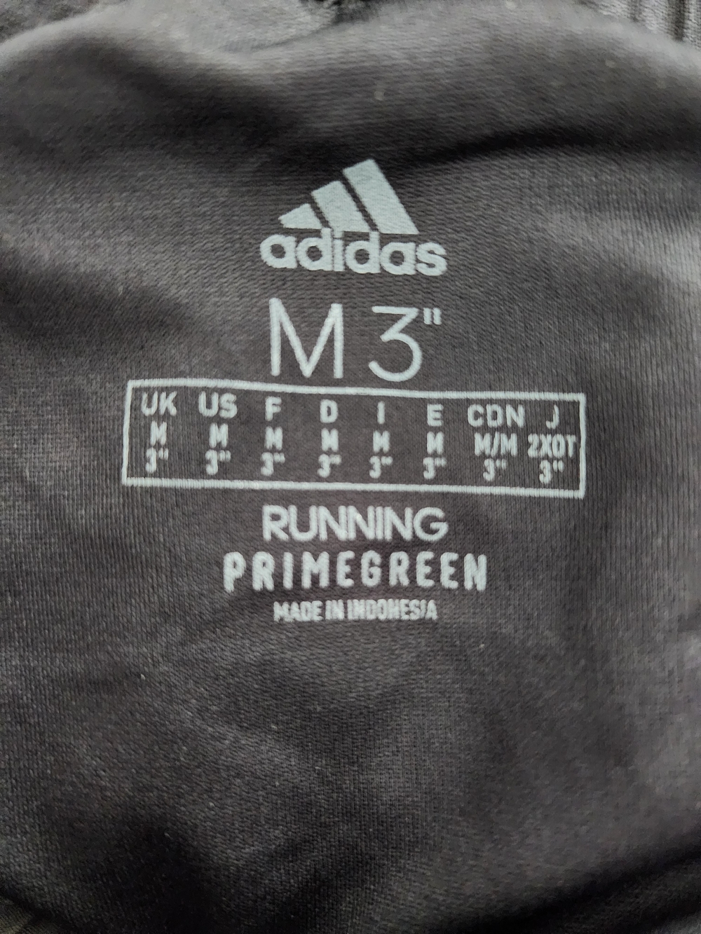 adidas Black Running Shorts with Light Pink Logos - Picture 2 of 3